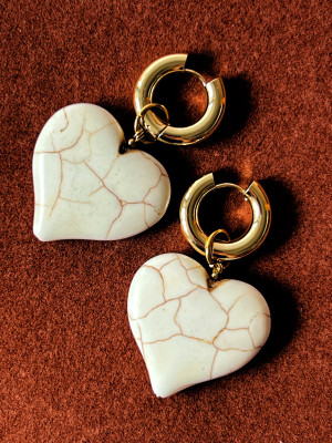 MARBLE EARRINGS 