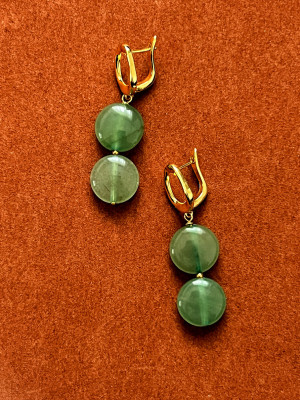 AVENTURINE EARRINGS 