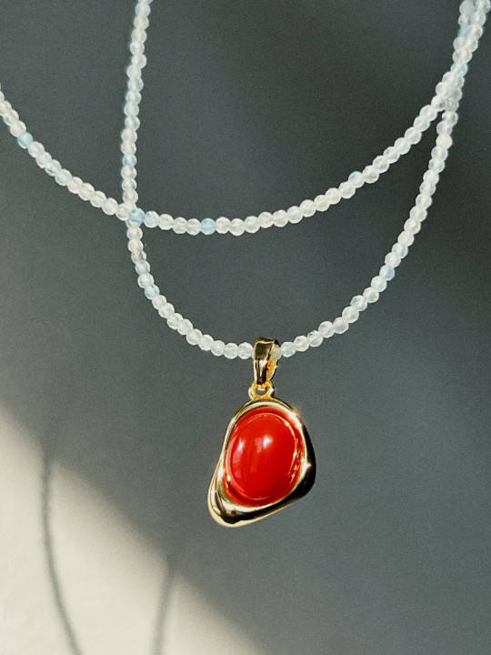 AQUAMARINE NECKLACE 