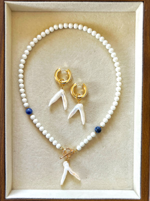 KESHI & SODALITE SET